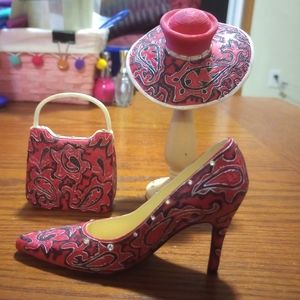 Classic Couture Lady Vanessa Mini Show Hat Purse and Hat Stand